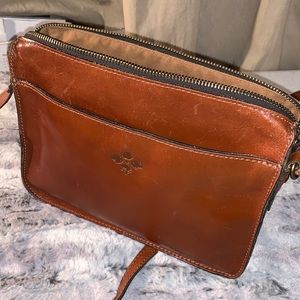 Patricia Nash Nazaire Tan crossbody bag